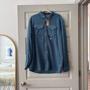 Eddie Bauer Men’s Chutes Stripped Microfleece Shirt